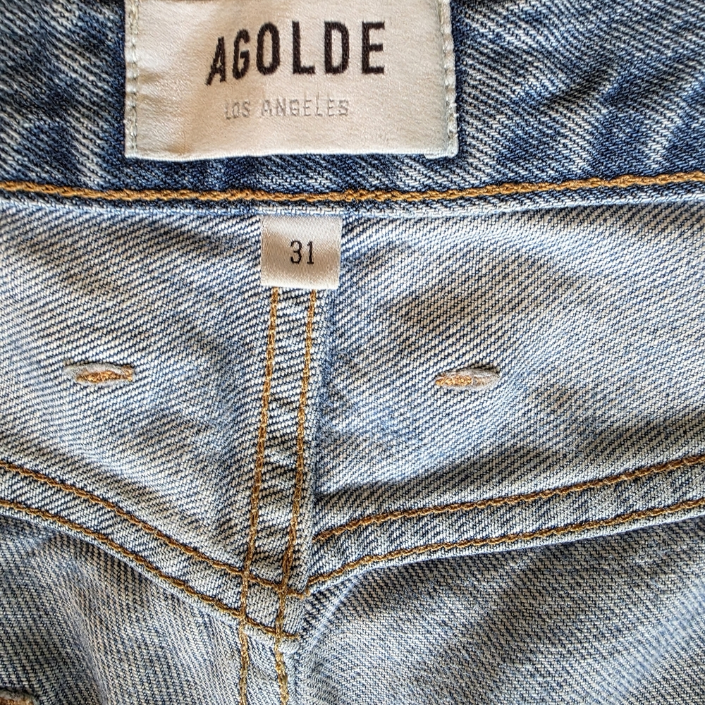 Agolde Classic Light Wash Jeans